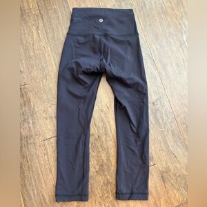 Black lululemon leggings. No pockets